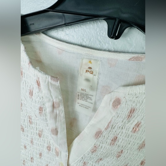 PQ Swim Water Lily Brooke Tunic Cover Up Polka Dot Dress Size M/L - Picture 9 of 11